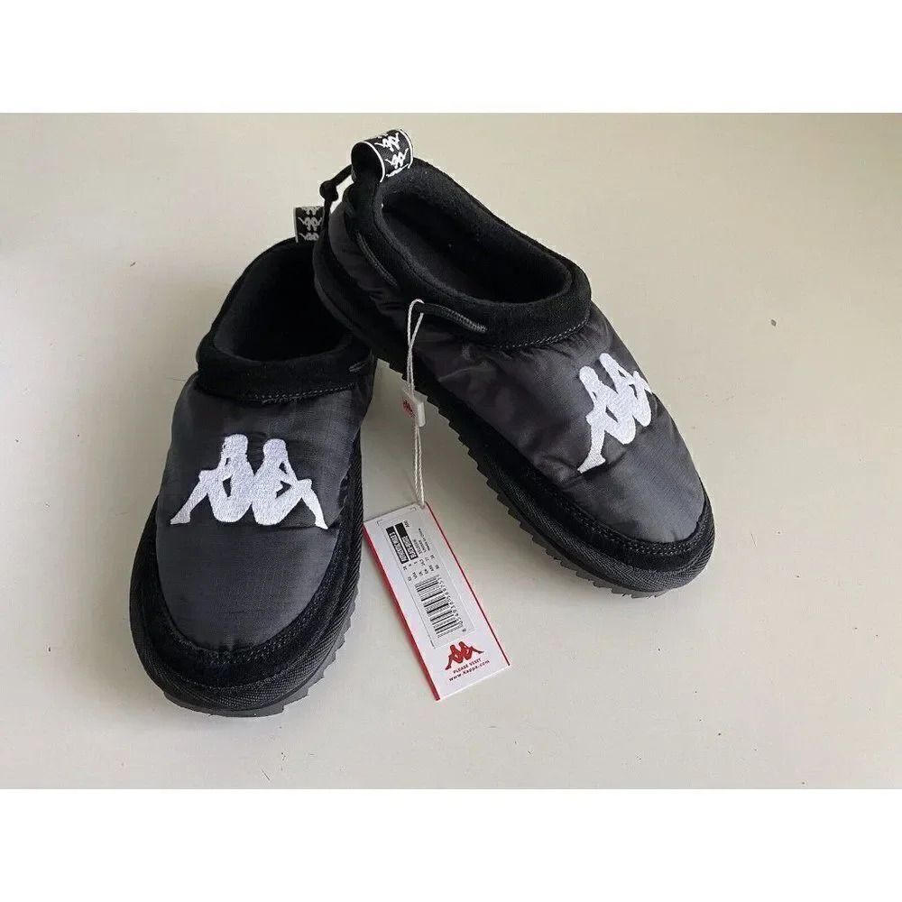 KAPPA Authentic MULE 3 Slip On Sandals Black White Unisex Men’s Sz 6 Women’s 7.5